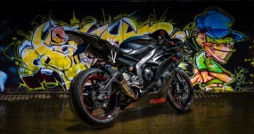 Motorcycle Graffiti Background