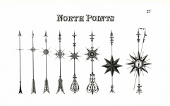 North Pole Arrows Compass Needles