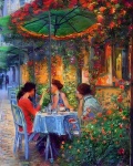 Outdoor Cafe Painting