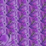 Purple Floral Pattern Background