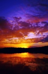 Sunset Sky Lake
