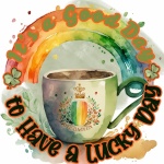 St. Patrick&039;s Day Cup Of Coffee