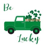 St Patrick&039;s Day Truck