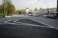 Street Crossing In Moscow City