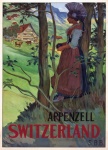 Switzerland Vintage Travel Poster