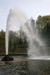 Tall Pillar Of Water Fountain