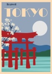 Tokyo Japan Travel Poster