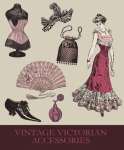 Victorian Woman Fashion Accessories