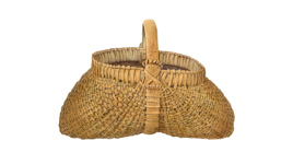 Vintage Wicker Easter Basket