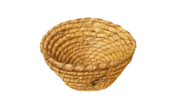 Vintage Wicker Easter Basket