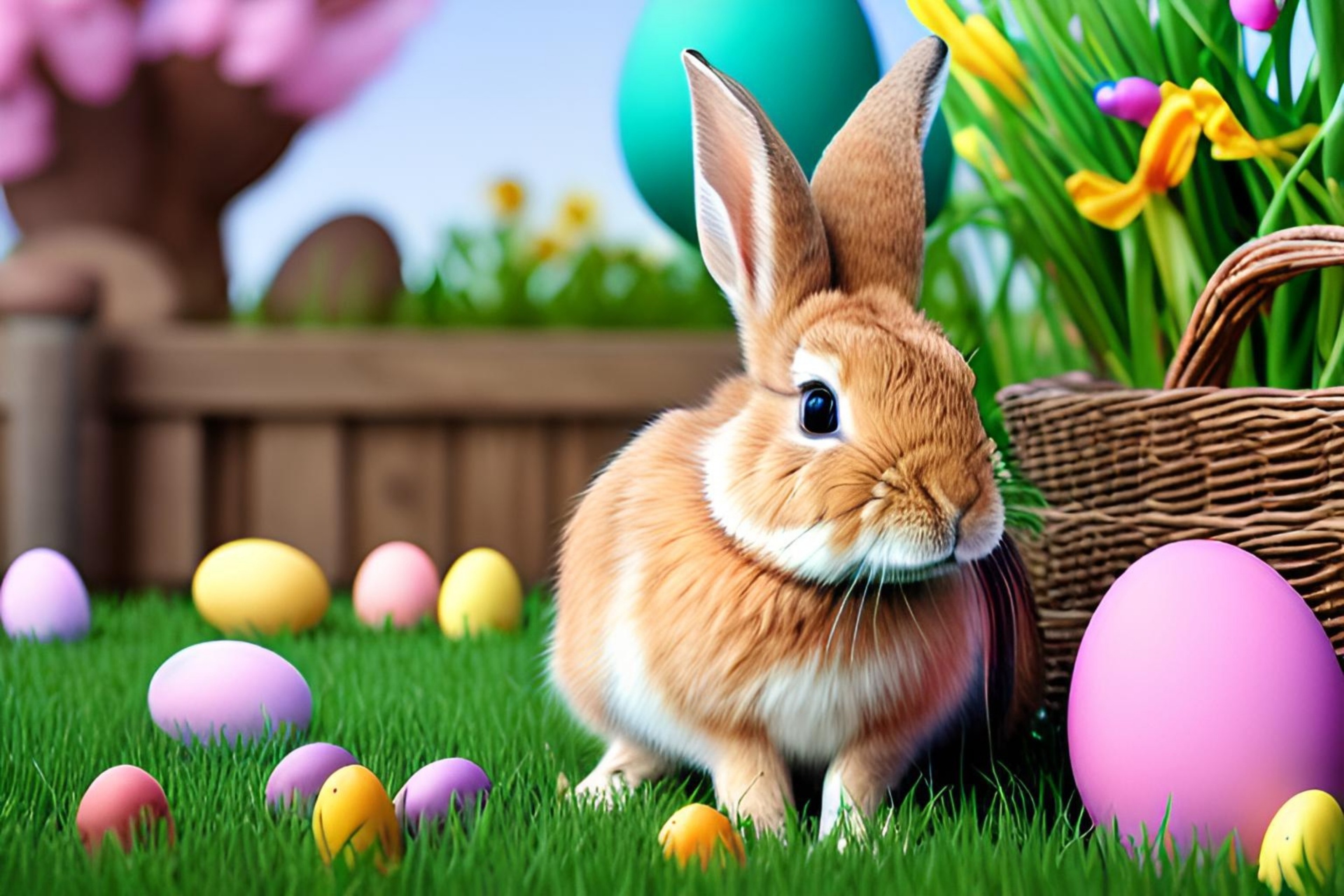 Easter Rabbit Free Stock Photo Public Domain Pictures