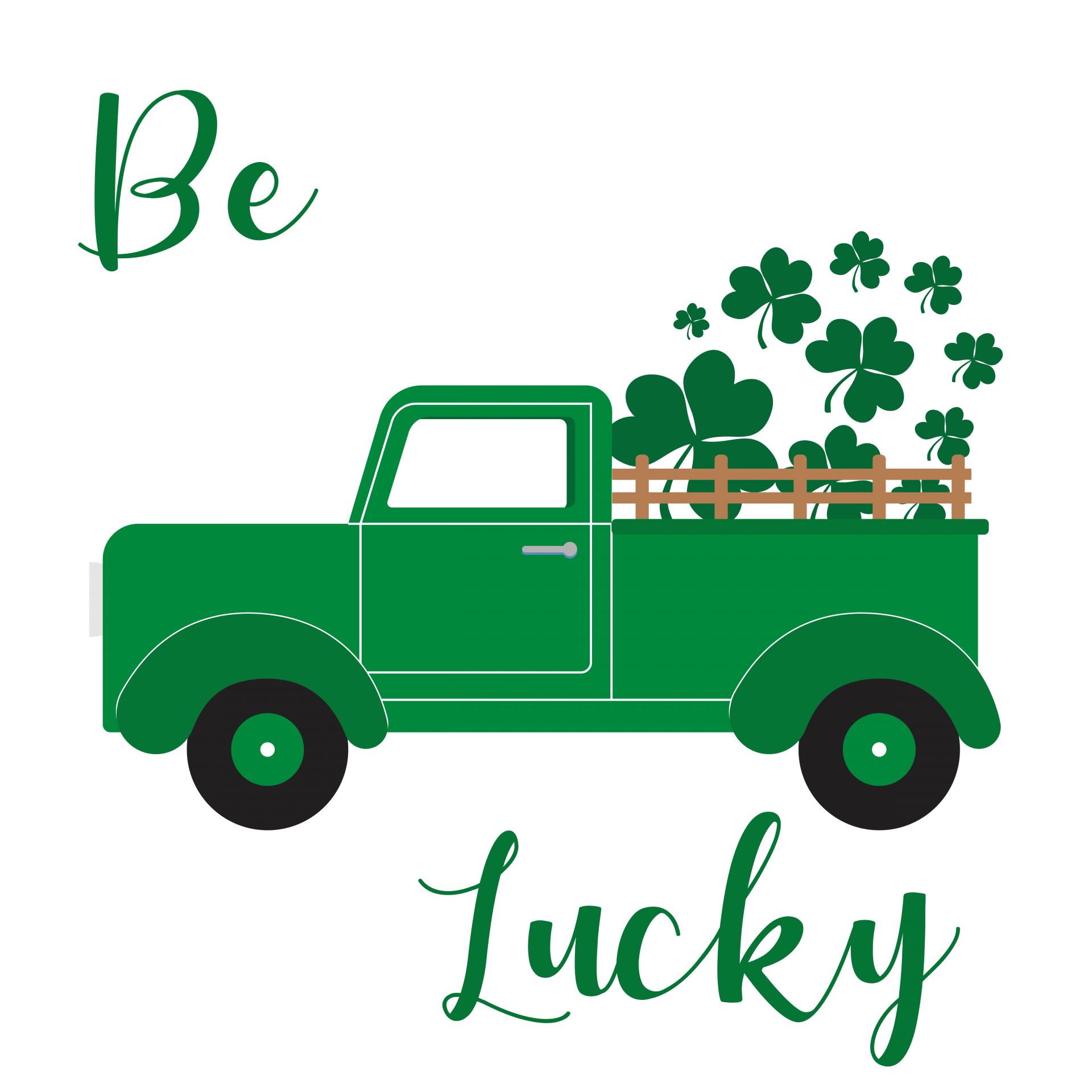 St Patrick's Day Truck