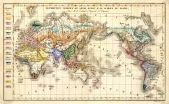 1827 World Map