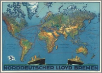 1928 World Map