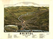 Bristol NH Panoramic Map