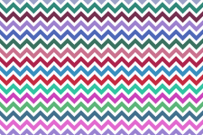 Cool Colours Zigzag Background