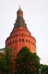 Corner Arselnaya Tower In Kremlin