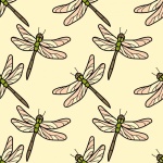 Dragonfly Background Pattern