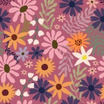 Flowers Floral Pattern Background