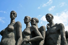 Human Figures In Holocaust Museum
