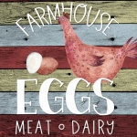 Farm House Eggs Chicken Poster