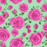 Pink Rose Flower Paper