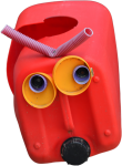 Funny Face Made From Trash Png