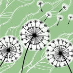 Fluffy Dandelion Illustration
