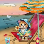 Lounge Chair Beach Cat
