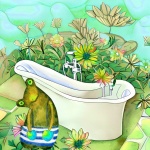Frog Bathtub In Bathroom