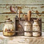 Rustic Country Kitchen Utensils