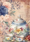 Vintage Teapot Illustration
