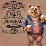 Father&039;s Day Bear With Beer