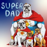 Father&039;s Day Dog Family