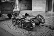 Military Vehicle, Motorcycle, WWII