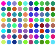 Random Color Circles