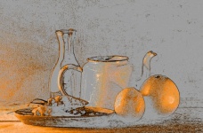 Still Life With Sketch Filter Added