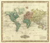 The World On Mercators Projection