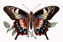 Vintage Butterfly Beautiful Art