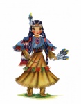 Vintage Native American Costume