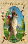 Vintage Easter Postcard Old