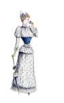 Vintage Victorian Woman Clipart