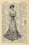 Vintage Victorian Woman Dictionary