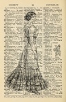 Vintage Victorian Woman Dictionary