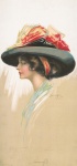 Vintage Woman Fancy Hat