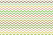 White And Green Zigzags Background