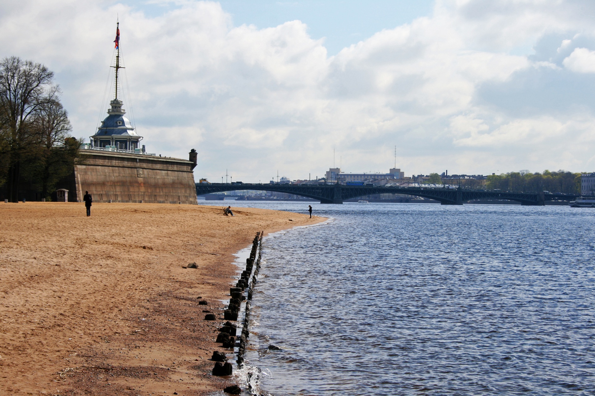 Beach Of The Peter & Paul Fortress