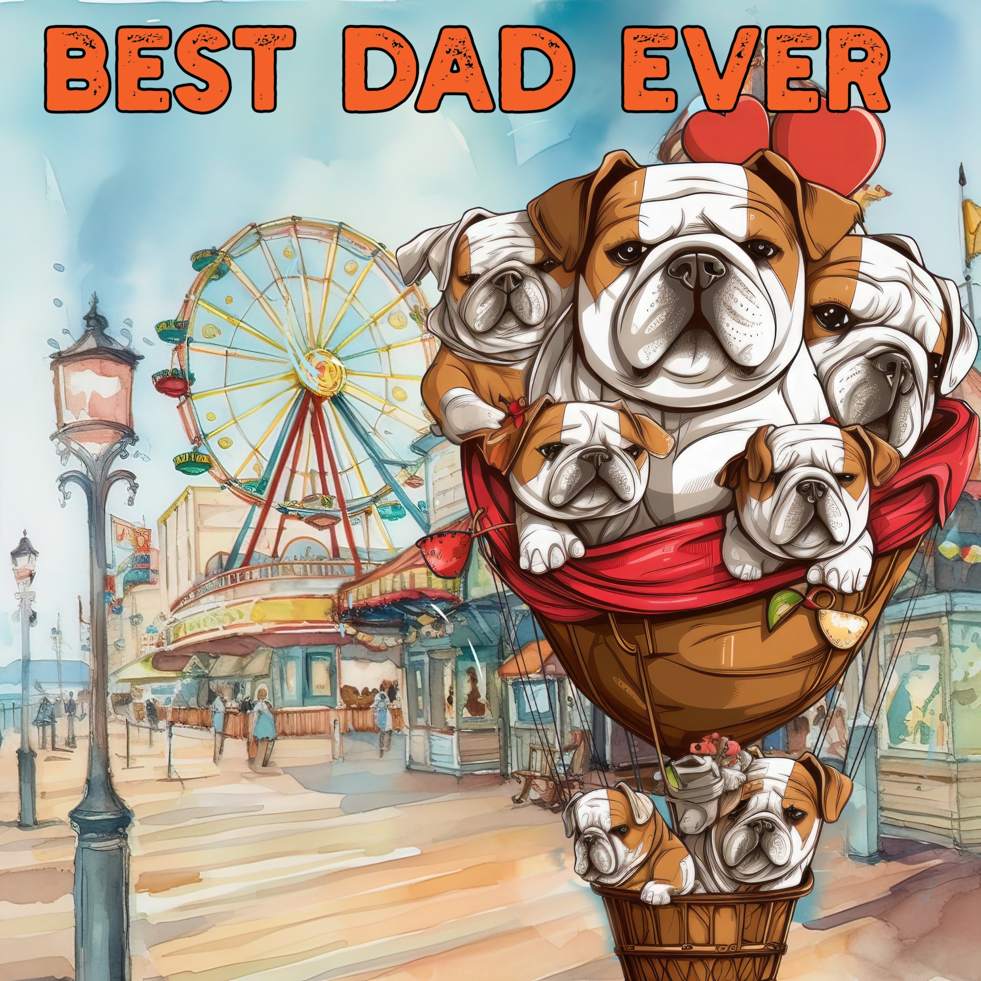 Father's Day Bulldog Carnival