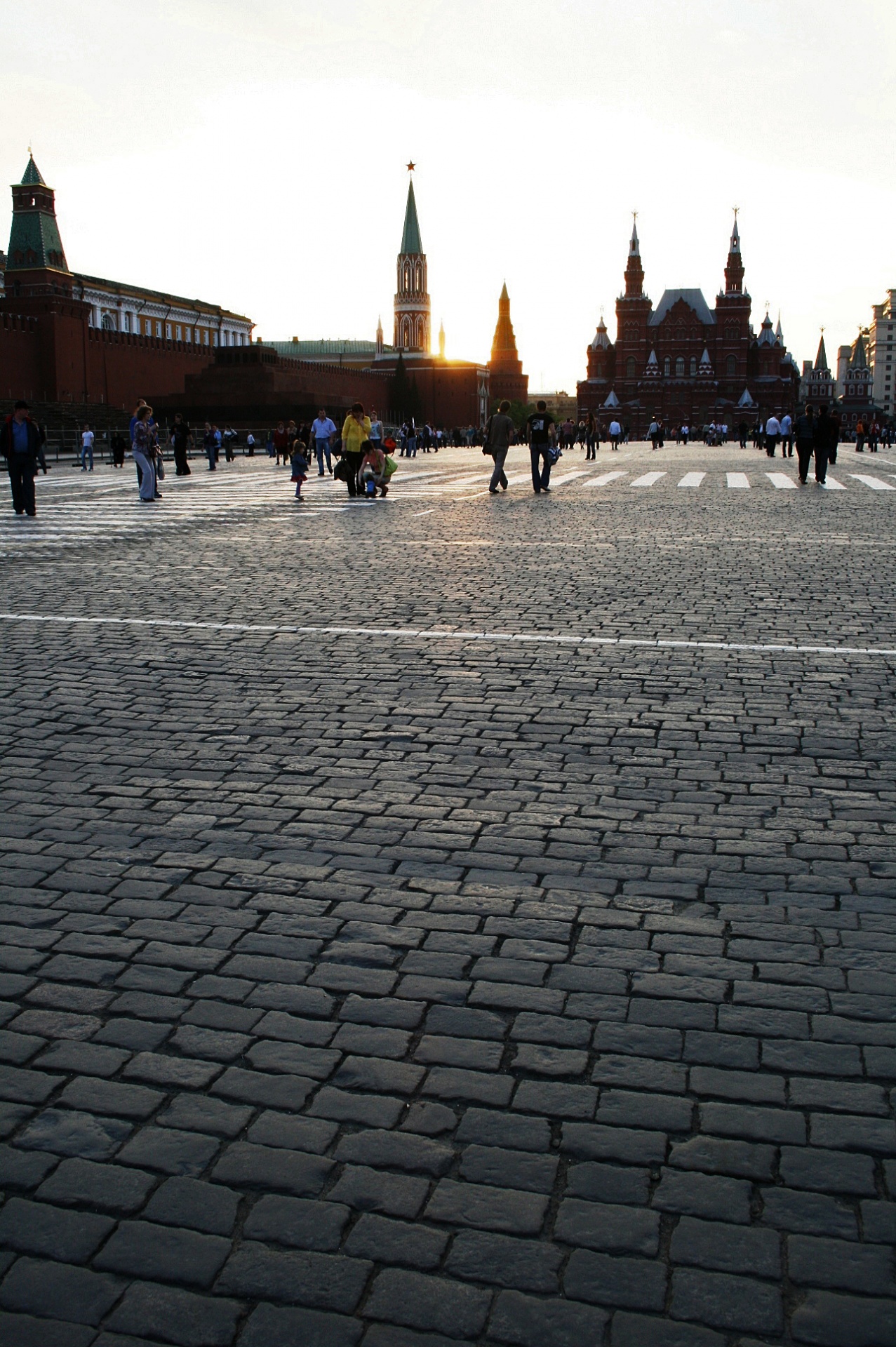 Red Square At Sunset