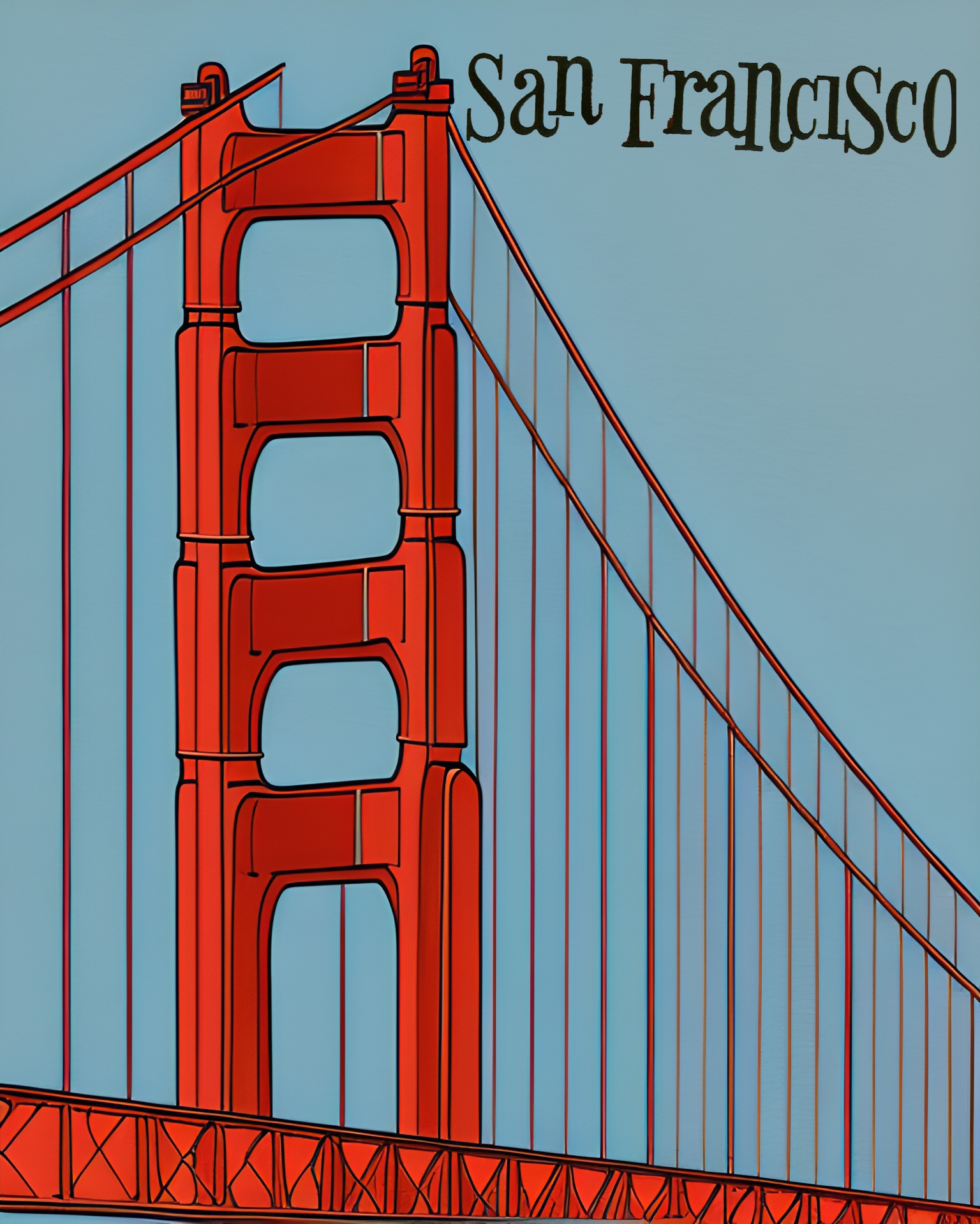 San Francisco Golden Gate Poster Free Stock Photo Public Domain Pictures